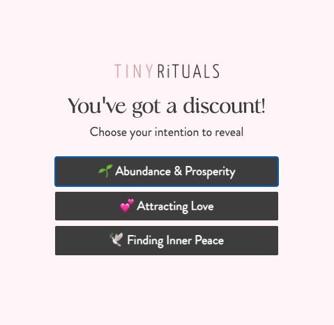 signup popup example