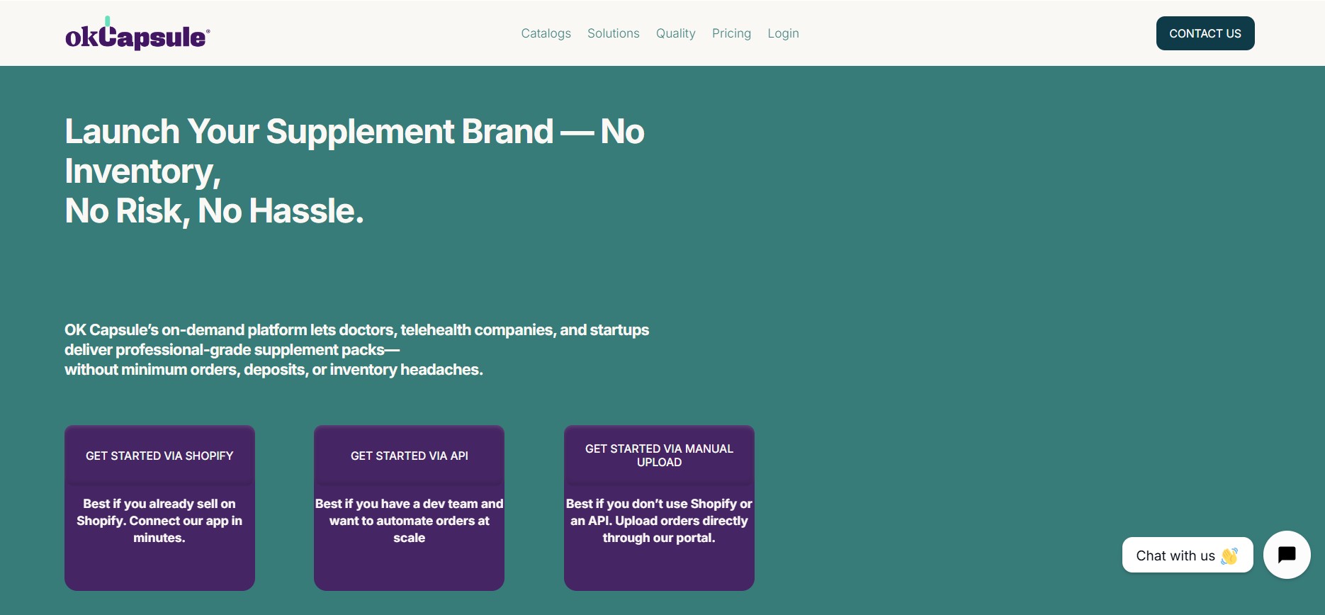 OK capsule homepage