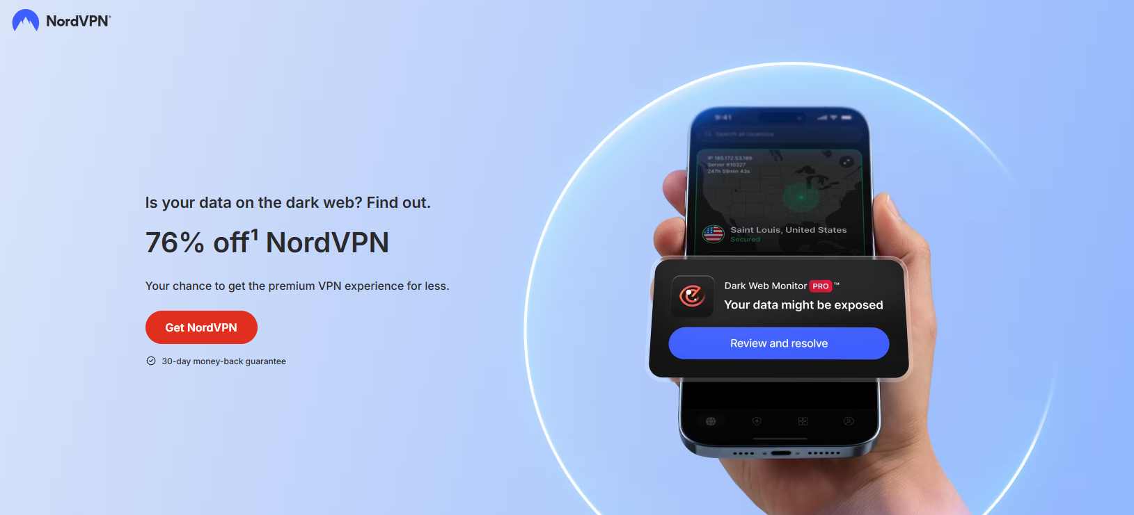 Ecommerce A/B testing ideas: NordVPN uses indirect urgency messaging to drive conversions