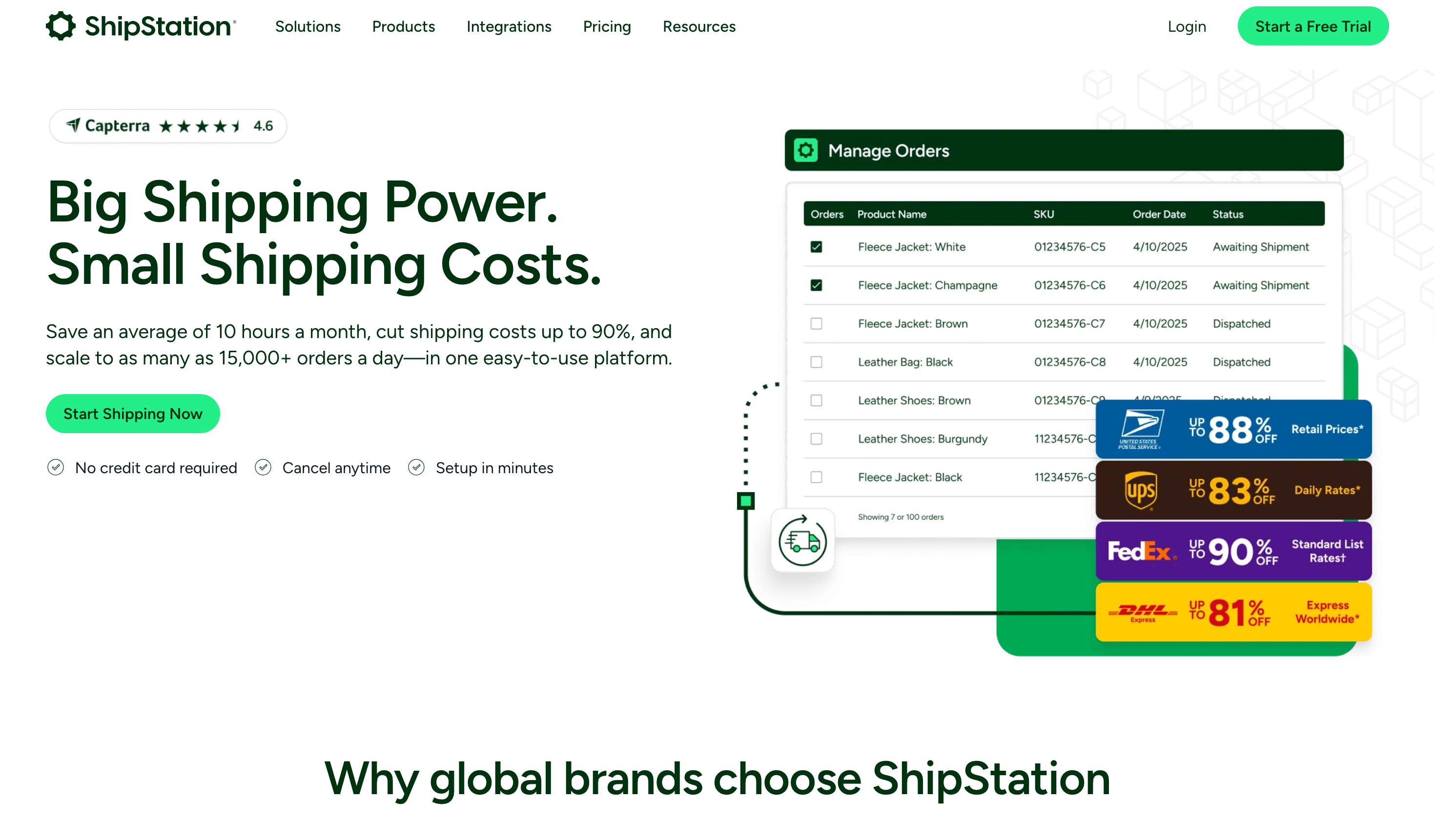 Dropship fulfillment: ShipStation home page