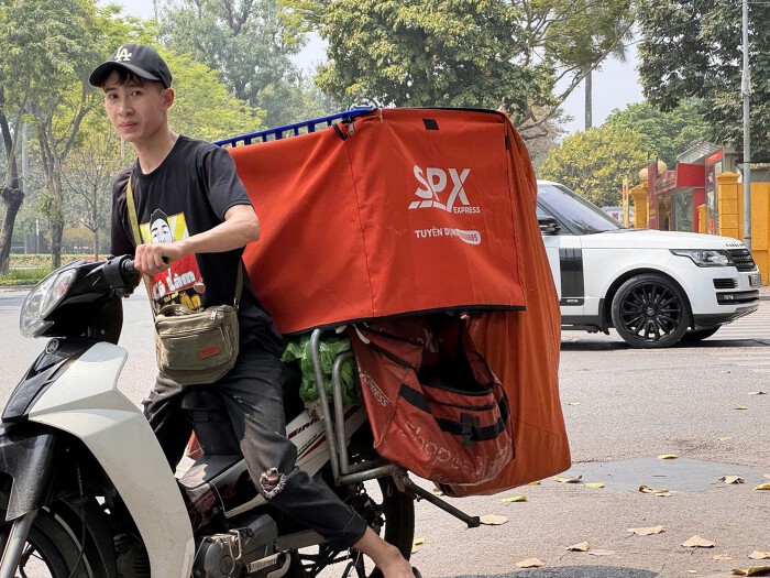 SPX Express, bộ phận logistics của Shopee, đang phát triển rất nhanh. (Ảnh: Đức Huy).